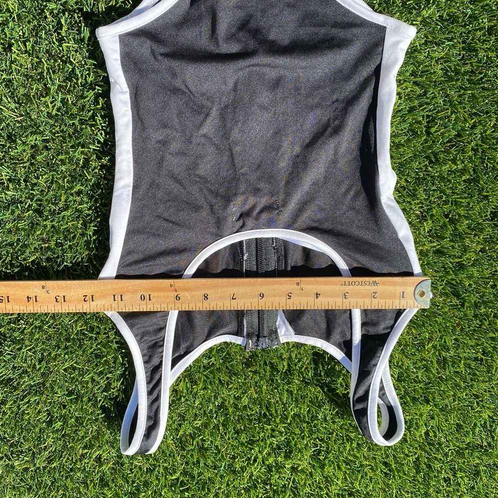 Superdown lexia body suit with zipper black white xs - Picture 5 of 6